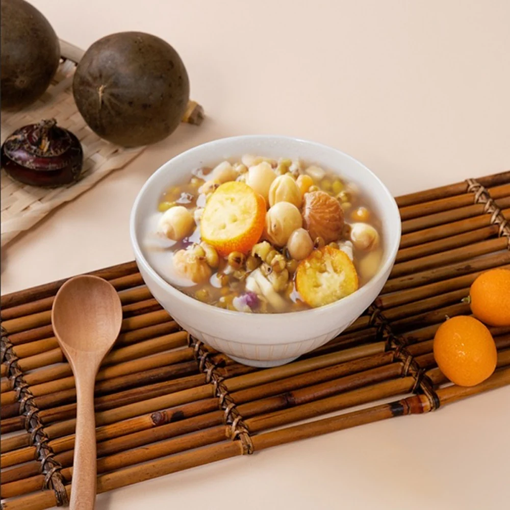 Yanzhifang Luo Han Guo, Taro Ball & Mung Bean Sweet Soup Mix 1.2kg – Chinese Herbal Dessert Base - Image 2