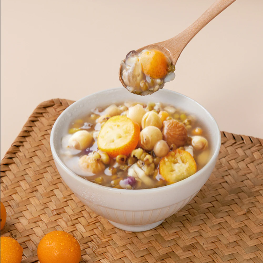 Yanzhifang Luo Han Guo, Taro Ball & Mung Bean Sweet Soup Mix 1.2kg – Chinese Herbal Dessert Base - Image 4