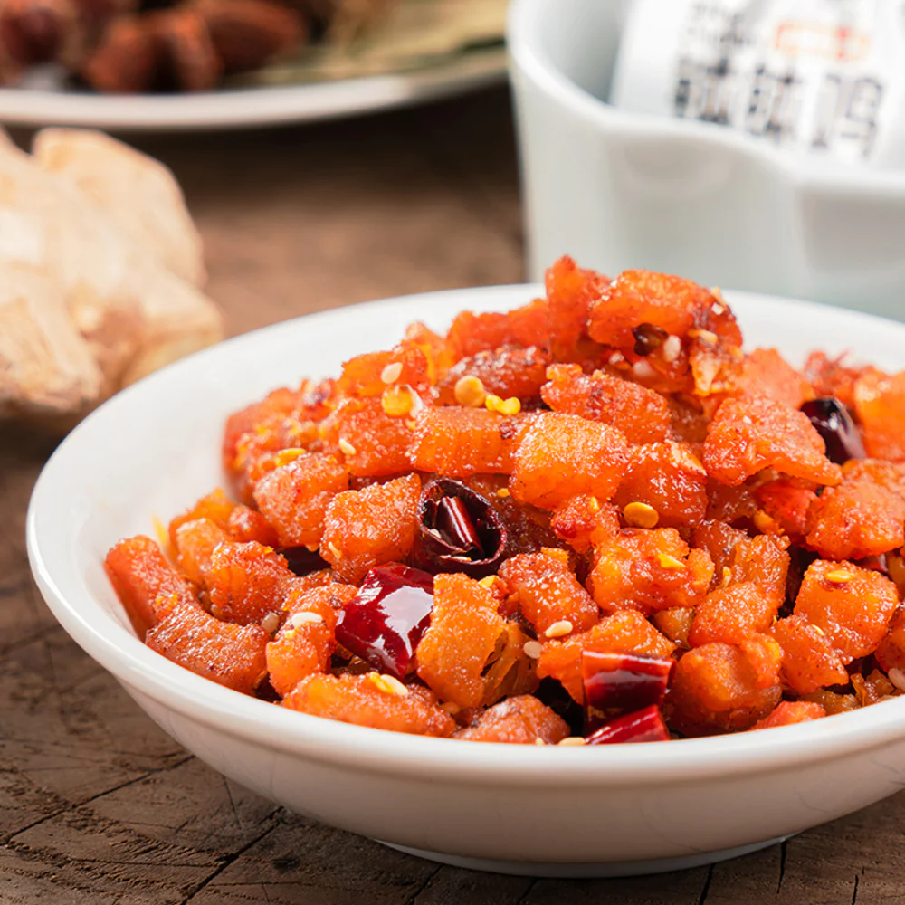 Yaomazi Bobo Chicken Spicy Mala Chicken Snack 96g – Sichuan-Style Ready-to-Eat Chicken - Image 2