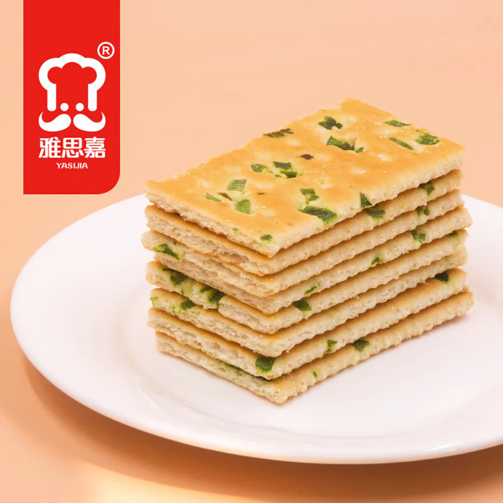 Yasijia Scallion Crackers - 230g - Image 2