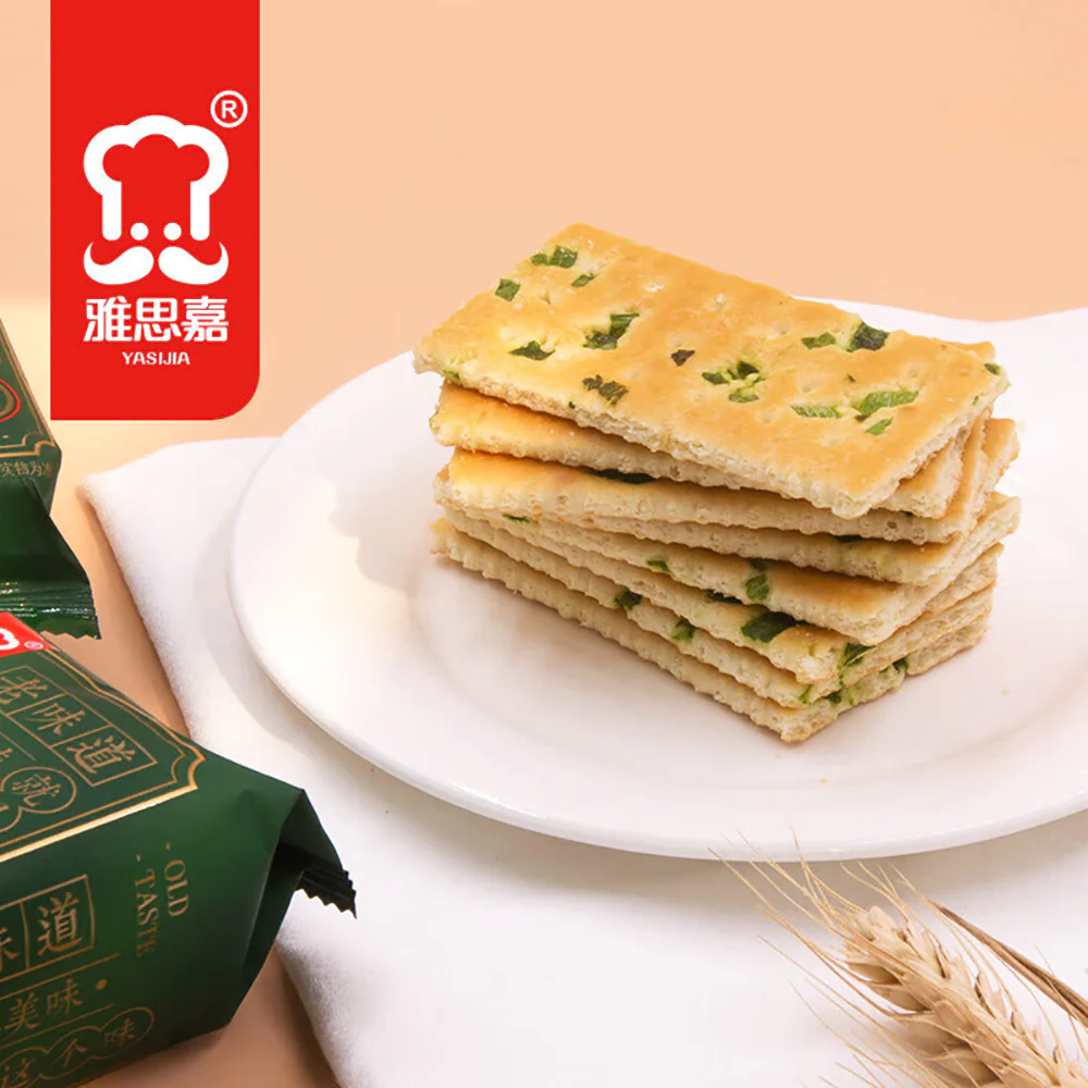 Yasijia Scallion Crackers - 230g - Image 3