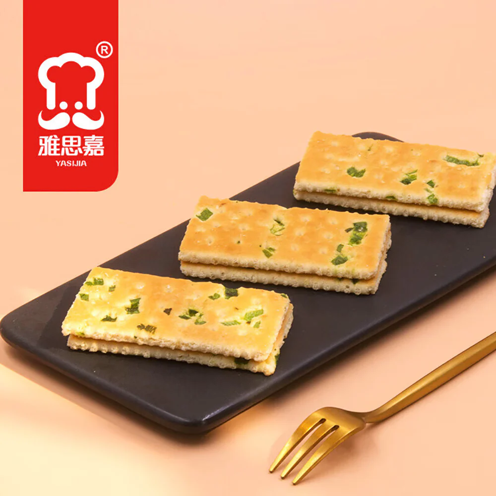 Yasijia Scallion Crackers - 230g - Image 4