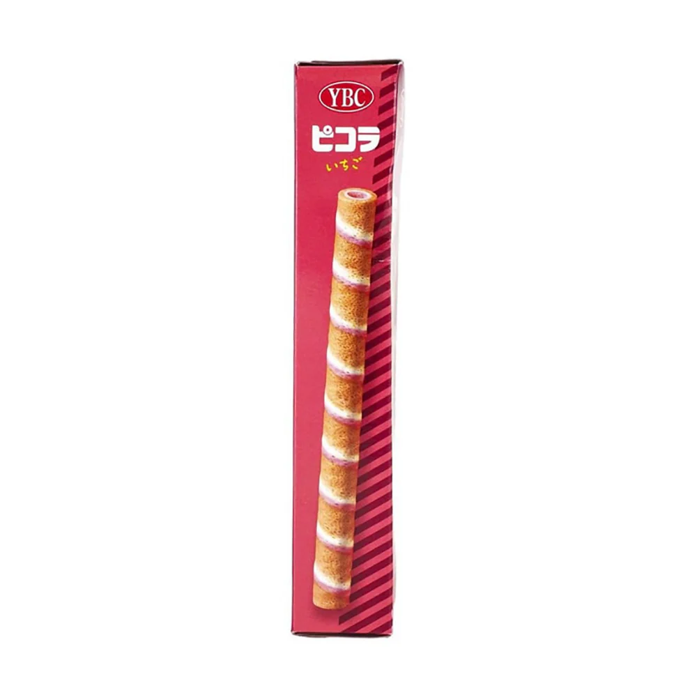 YBC Picola Strawberry Flavored Wafer Rolls - 49g - Image 4