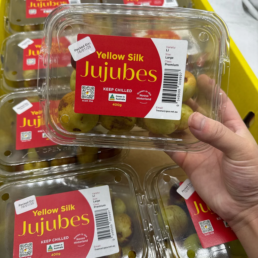 Yellow Silk Sweet Jujubes - 400g - Image 2