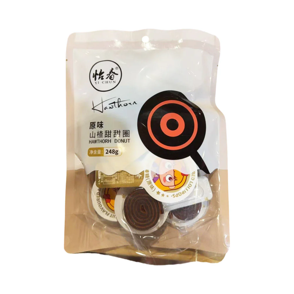 Yi Chun Hawthorn Donut Rings - Original Flavour 248g - Hawthorn Candy Rings