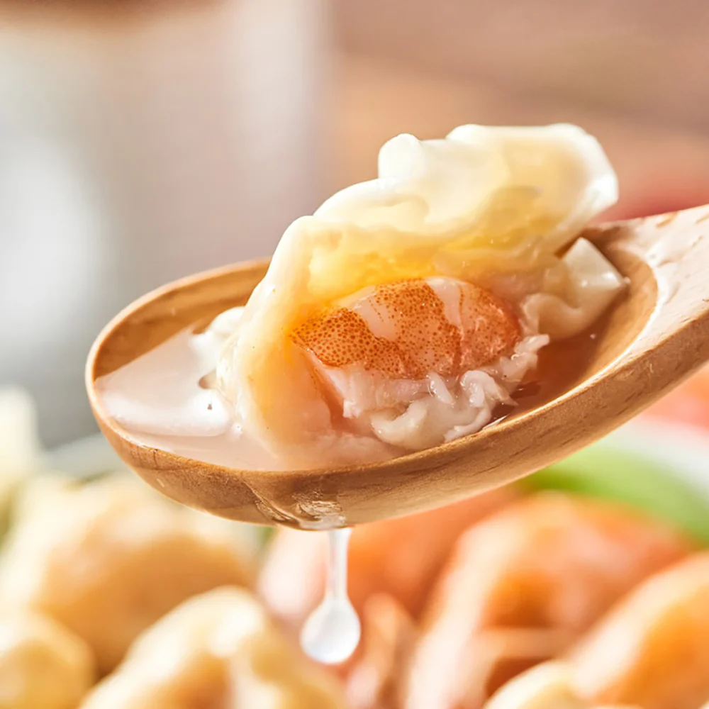 Yi Xun Yi Wei Hong Kong Style Fresh Shrimp Wontons - 157.5g - Image 4