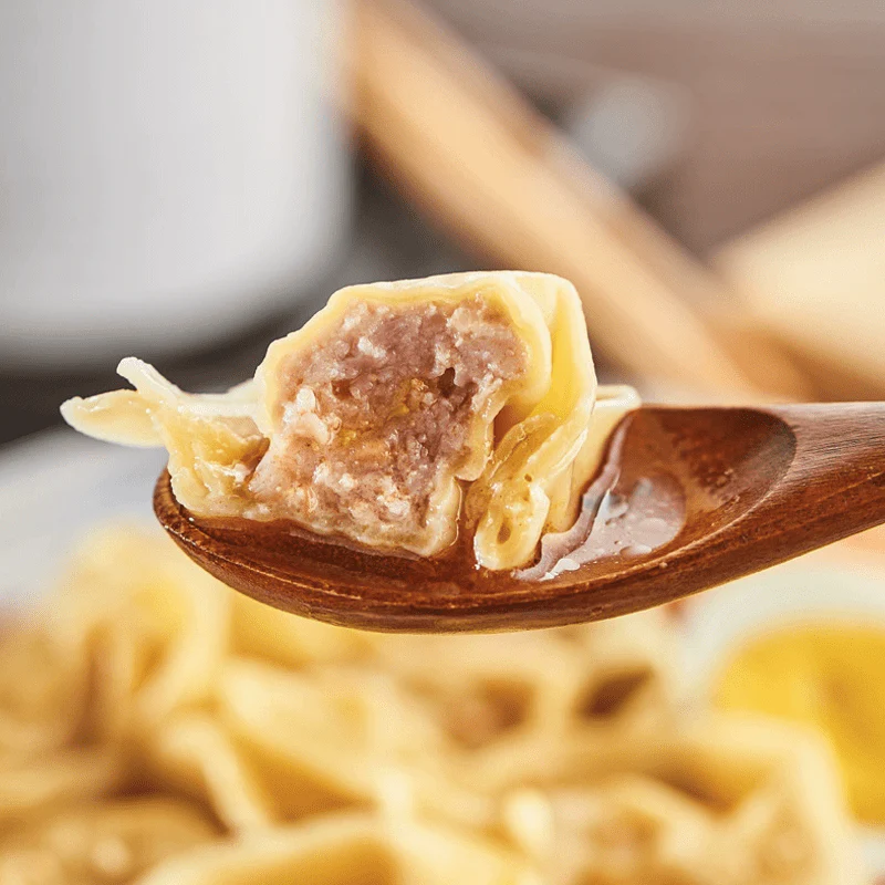 Yi Xun Yi Wei Salted Egg Yolk and Shrimp Handmade Wontons - 10 Pieces, 257.5g - Image 2