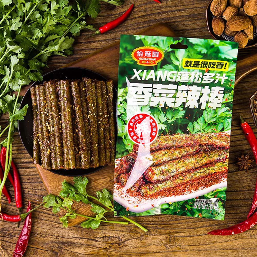 Yiguanyuan Spicy Cilantro Sticks - 88g - Image 5