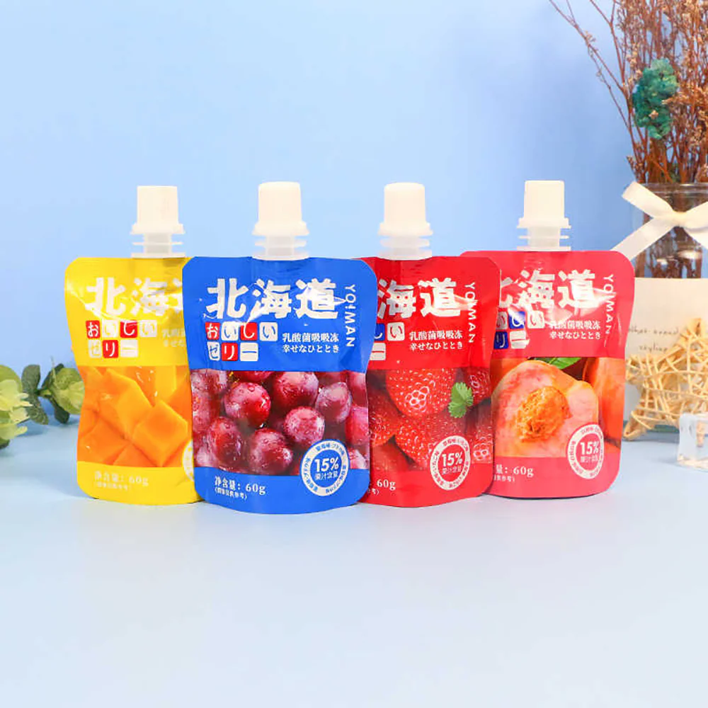 Yoiman Lactobacillus Squeeze Jelly Assorted Flavors - 480g - Image 2