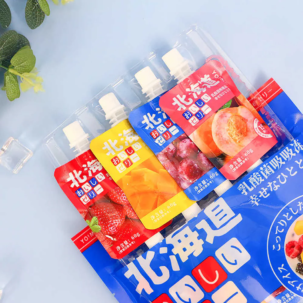 Yoiman Lactobacillus Squeeze Jelly Assorted Flavors - 480g - Image 3