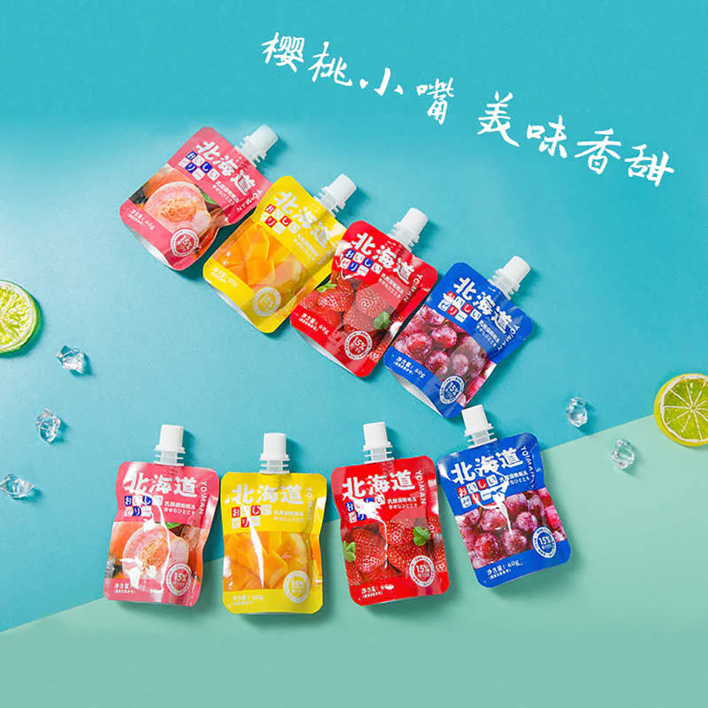 Yoiman Lactobacillus Squeeze Jelly Assorted Flavors - 480g - Image 4