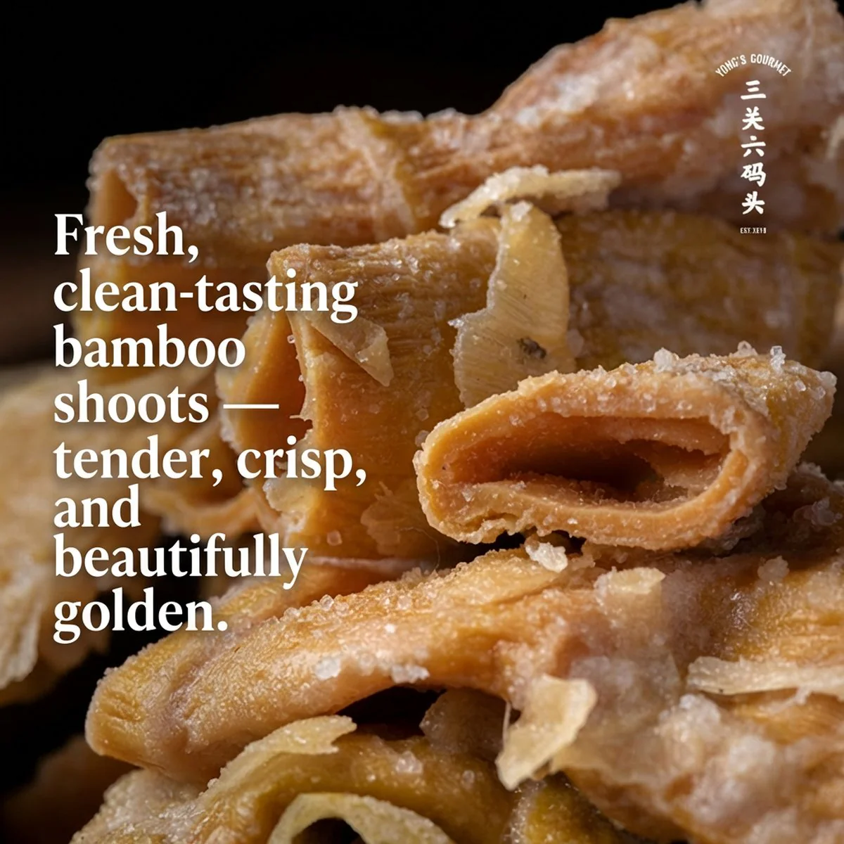 Yong's Gourmet Salted Yangwei Bamboo Shoots 380g - Sheep‑Tail Bamboo Shoots - Image 2