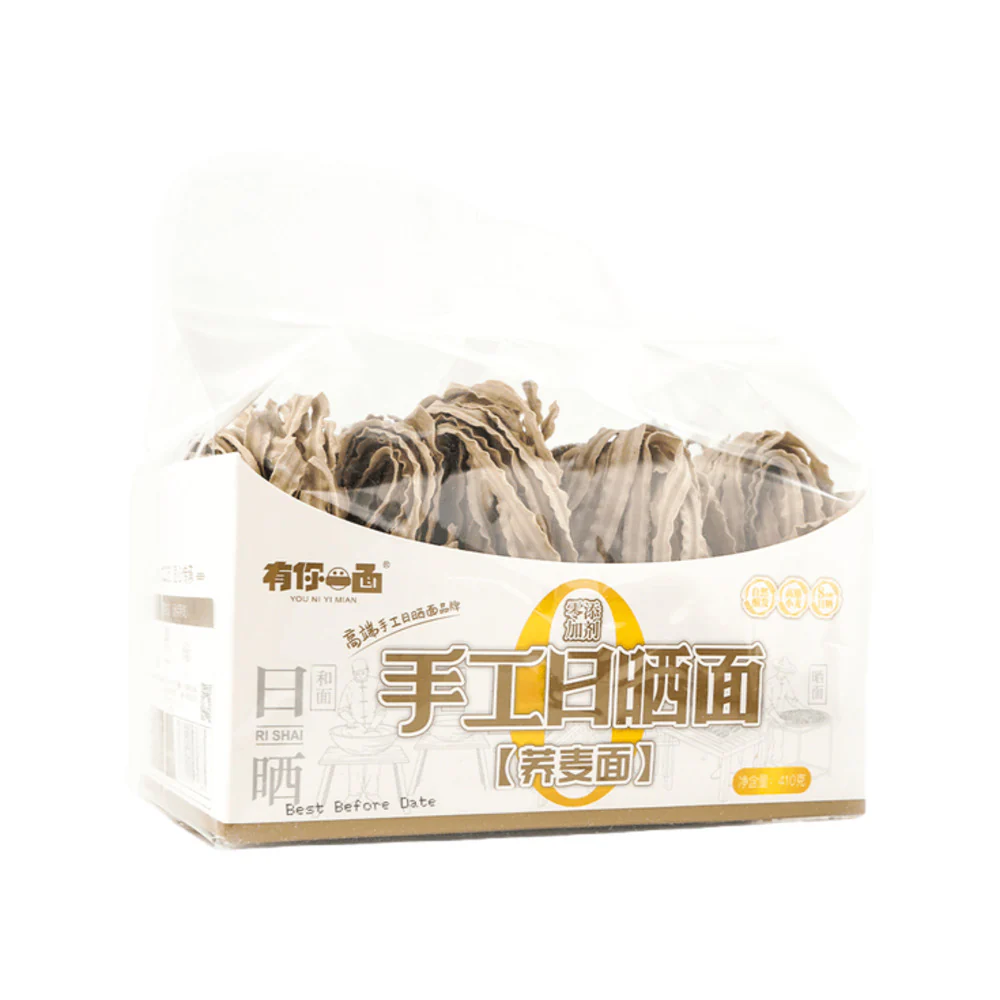 You Ni Yi Mian Hand‑Sun‑Dried Buckwheat Noodles 410g - Image 3