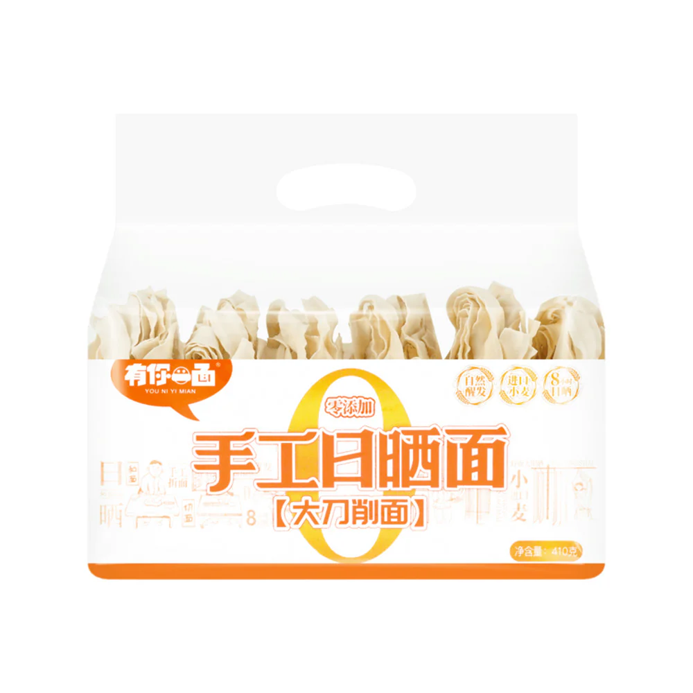 You Ni Yi Mian Handmade Sun-Dried Knife-Cut Noodles 410g - Dao Xiao Mian