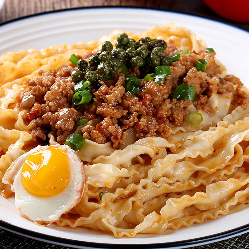 You Ni Yi Mian Handmade Sun-Dried Noodles with Scallion Oil and Pepper Flavor - 125g - Image 3