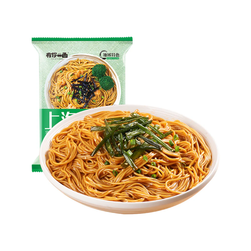 You Ni Yi Mian Shanghai Scallion Oil Noodles 108g - Handcrafted Sun‑Dried, Cong You Ban Mian