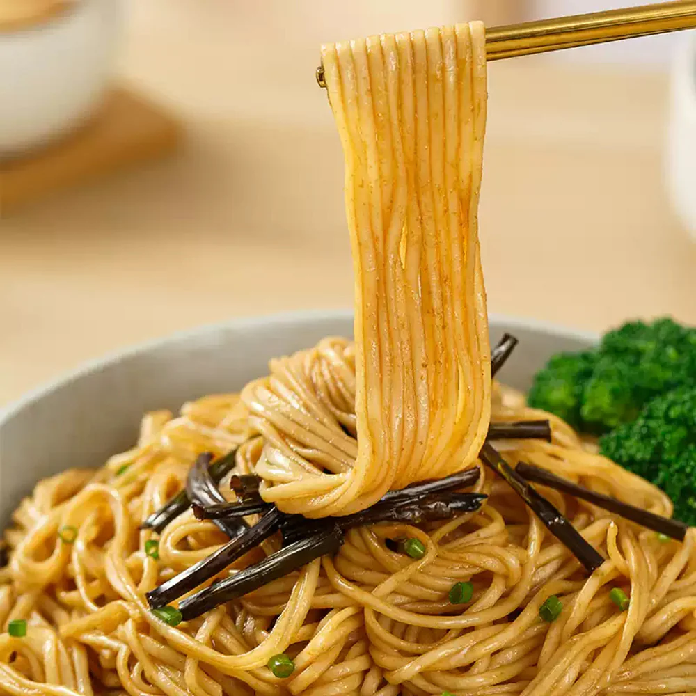 You Ni Yi Mian Shanghai Scallion Oil Noodles 108g - Handcrafted Sun‑Dried, Cong You Ban Mian - Image 3