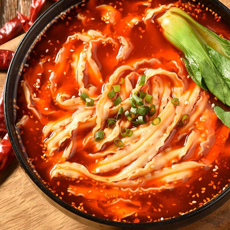 You Ni Yi Mian Spicy Red Oil Noodles - 141g x 4 Packs - Image 3