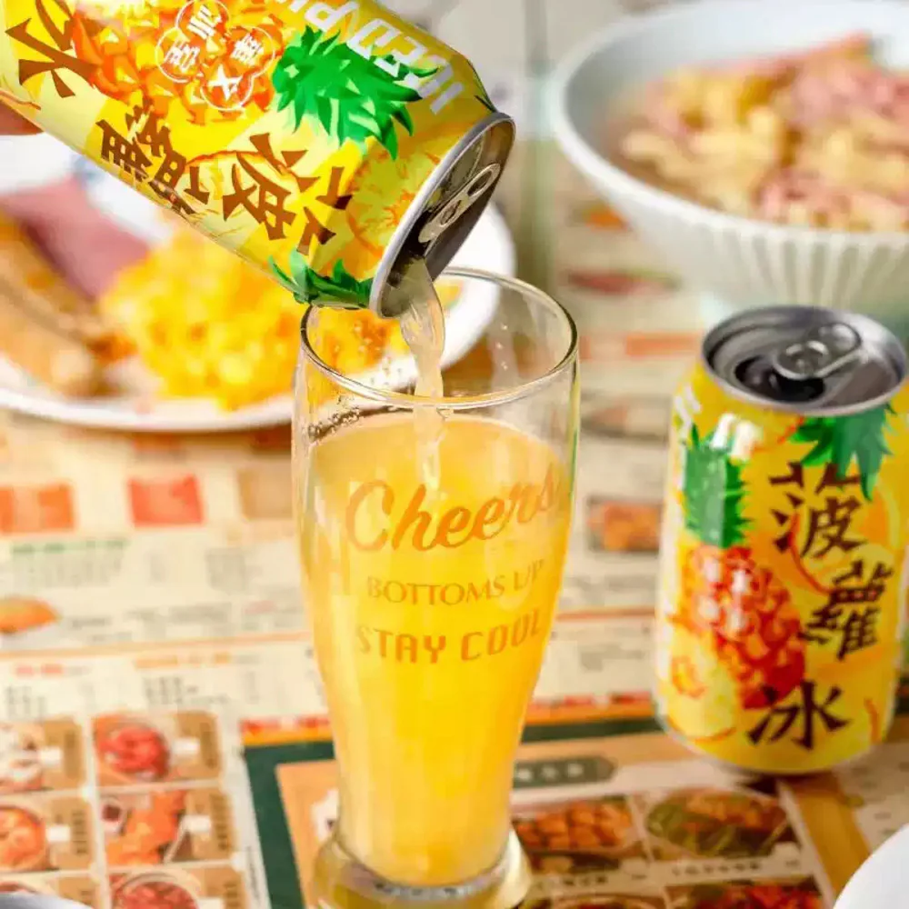 Youde Pineapple Juice - 300ml x 24 Cans - Image 2