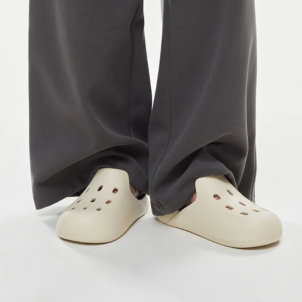 YouDiao Classic Mule Shoes, Cream White, Size 35-36 - Image 4