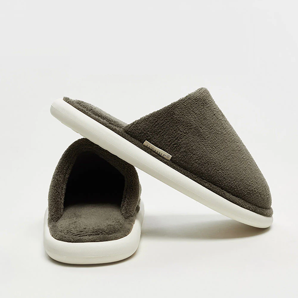 YouDiao Men's Cotton Slippers - Cocoa Brown, Size 40-41 - Image 2