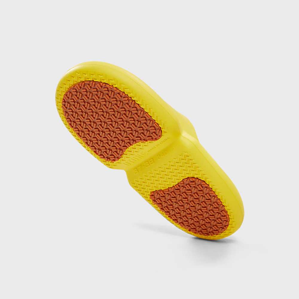 YouDiao Non-Slip Bathroom Slippers - Warm Yellow, Size 37-38 - Image 3