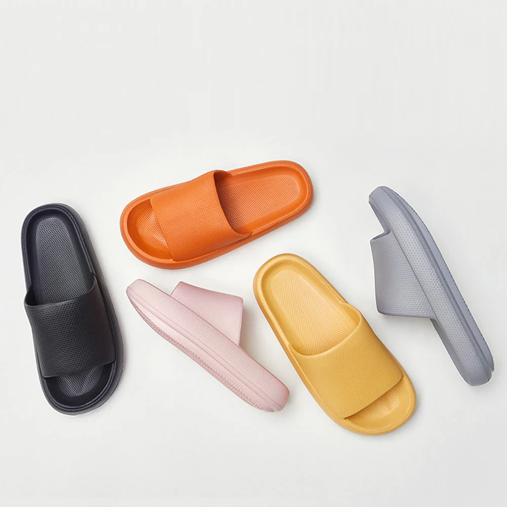YouDiao Ultra-Soft Thick-Soled EVA Slippers - Orange, Size 37-38 - Image 3
