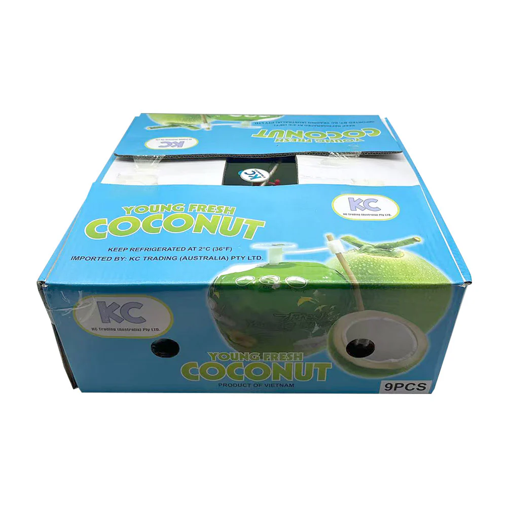 Young Fresh Easy-Open Young Coconuts - Box of 9 - Image 3