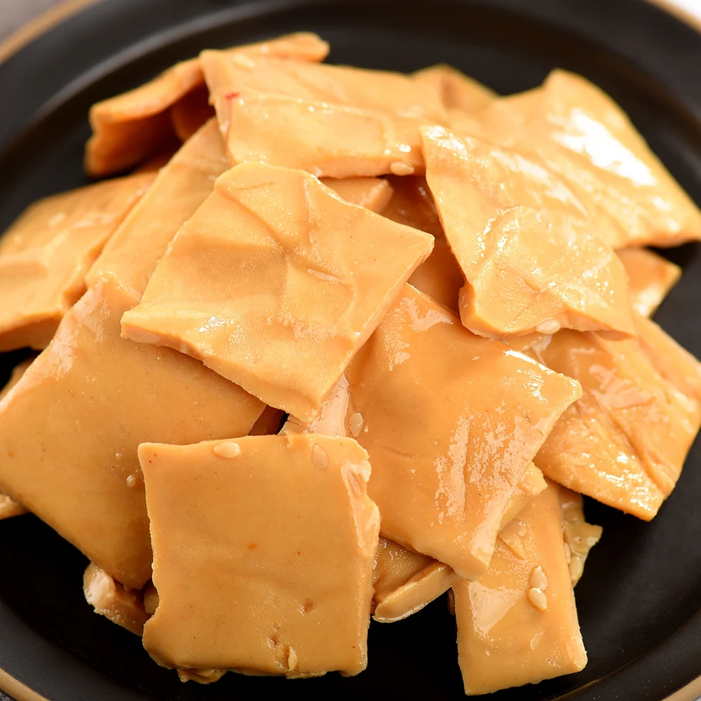 Youyou Braised Tofu Bites 90g – Chinese Marinated Dougan Snack - Image 2