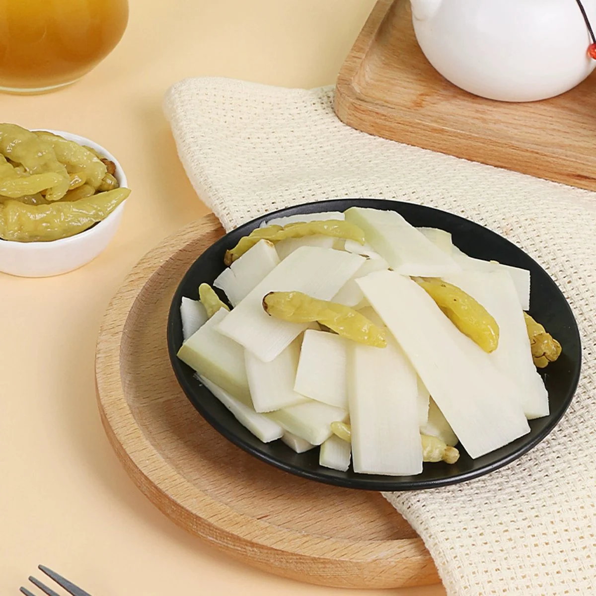 Youyou Pickled Chili Bamboo Shoots 440g - Image 4
