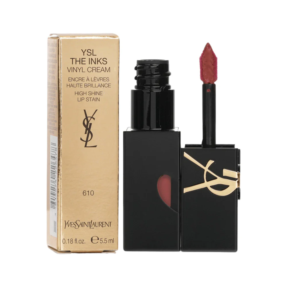 YSL Black Tube Glossy Lip Stain 610 Ice Oolong - Image 4