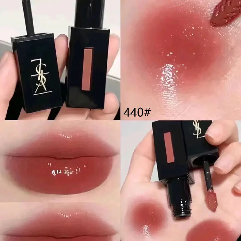 YSL Vinyl Cream High Shine Lip Stain #440 Wild Rose - 5.5ml - Image 4