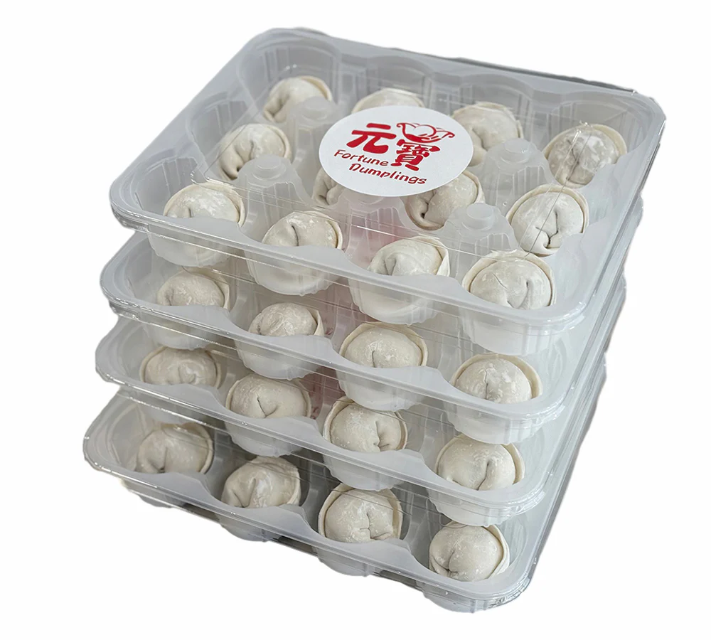 Yuanbao Handmade Dumplings with Pork, Fresh Shrimp, and Fish Roe - 12pcs, 300g - Image 2