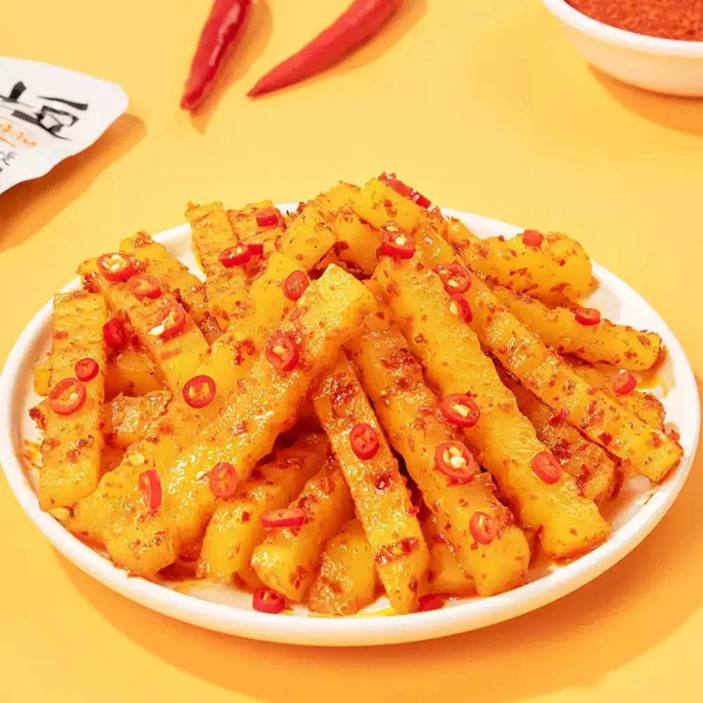YuanShi Spicy Wolf Tooth Potato - 120g - Image 2
