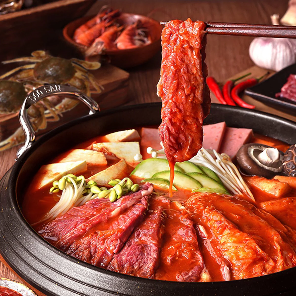 Yuanzhiwei x Jongga Korean Kimchi Hot Pot Soup Base 210g x 4 – Limited Import - Image 3