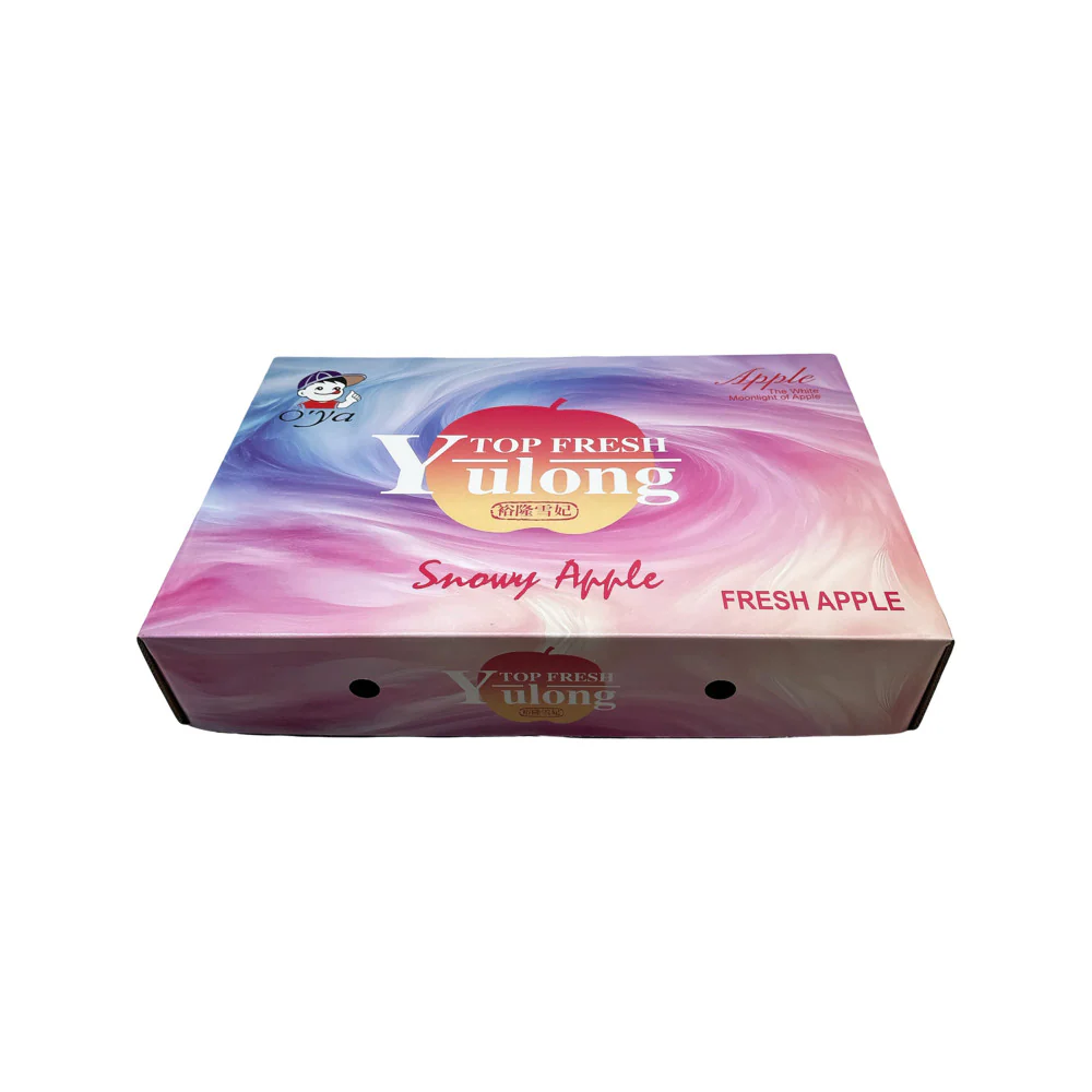 Yulong Mixed Red & Yellow Apples Gift Box 4kg - Image 3
