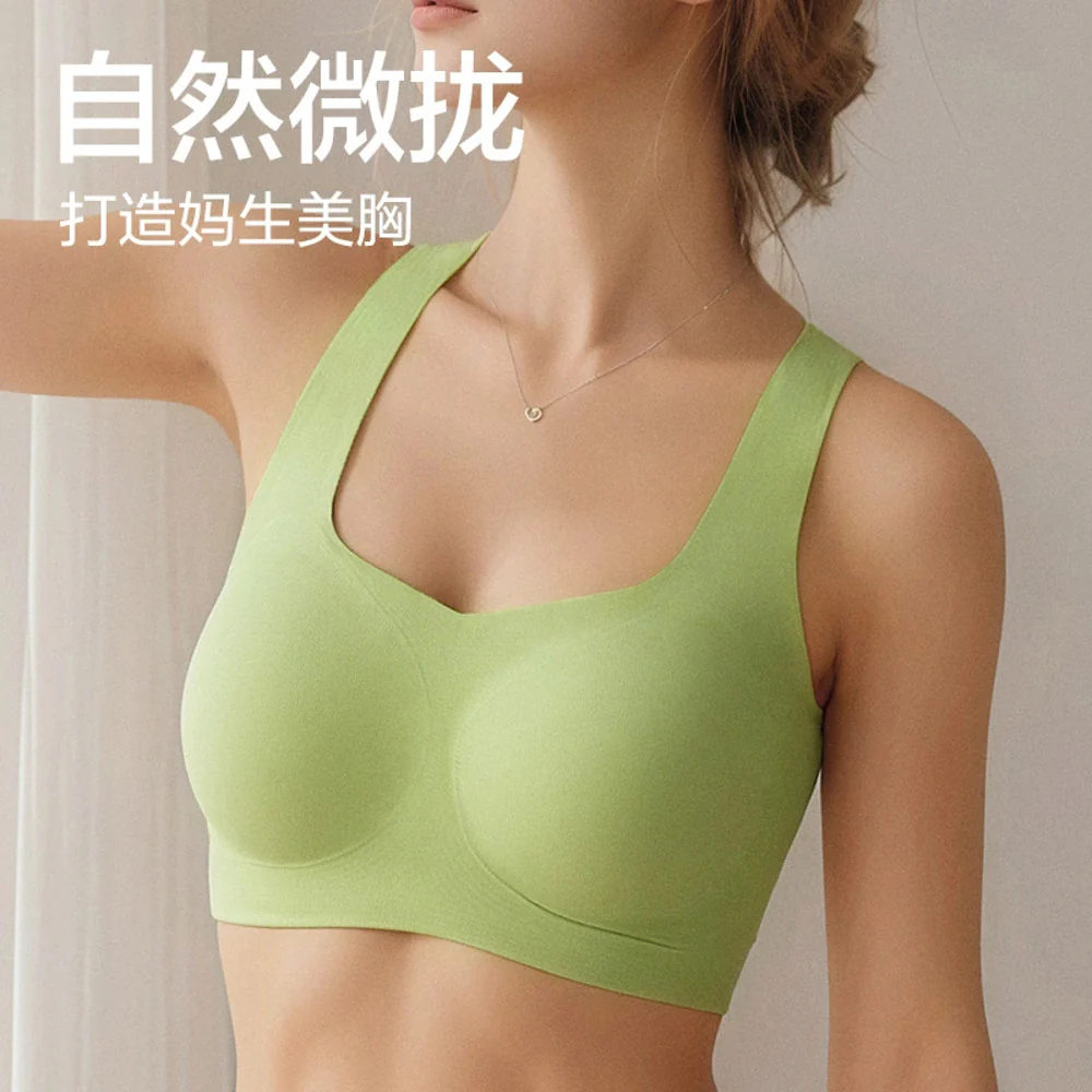 YUNISHAPE Women's Seamless One-Size Wireless Bra - Midnight Black - Image 3