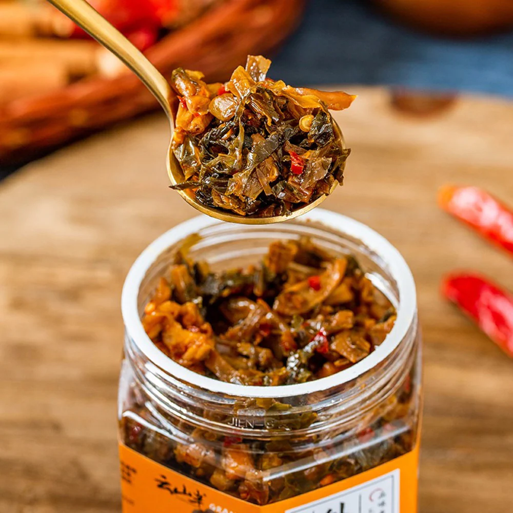 Yunshanban Grandma’s Pickled Vegetables 280g – Chinese Pickled Relish Condiment - Image 3
