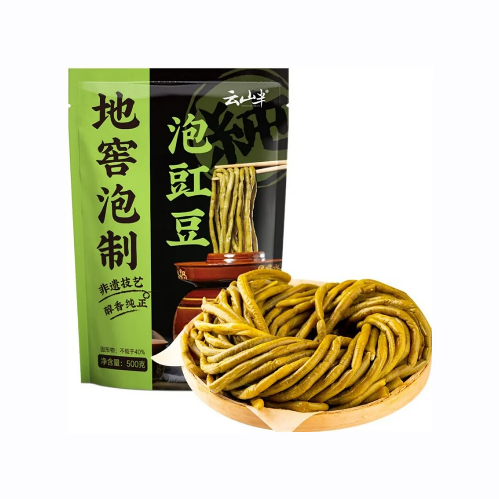 Yunshanban Pickled Long Beans 500g - Chinese Pickled Cowpea