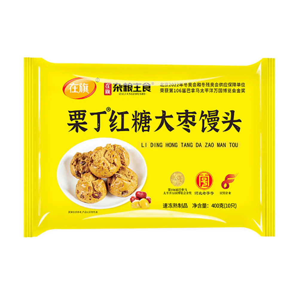 Zaiqi Frozen Chestnut and Brown Sugar Red Date Buns - 10pcs, 400g