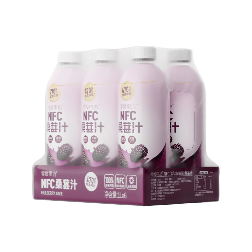 Zero Degree Orchard NFC Mulberry Juice 1L x 6 – Limited Import