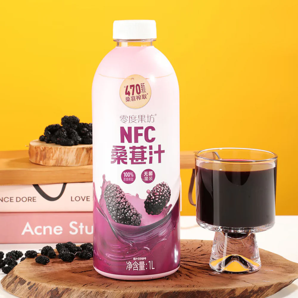 Zero Degree Orchard NFC Mulberry Juice 1L x 6 – Limited Import - Image 2