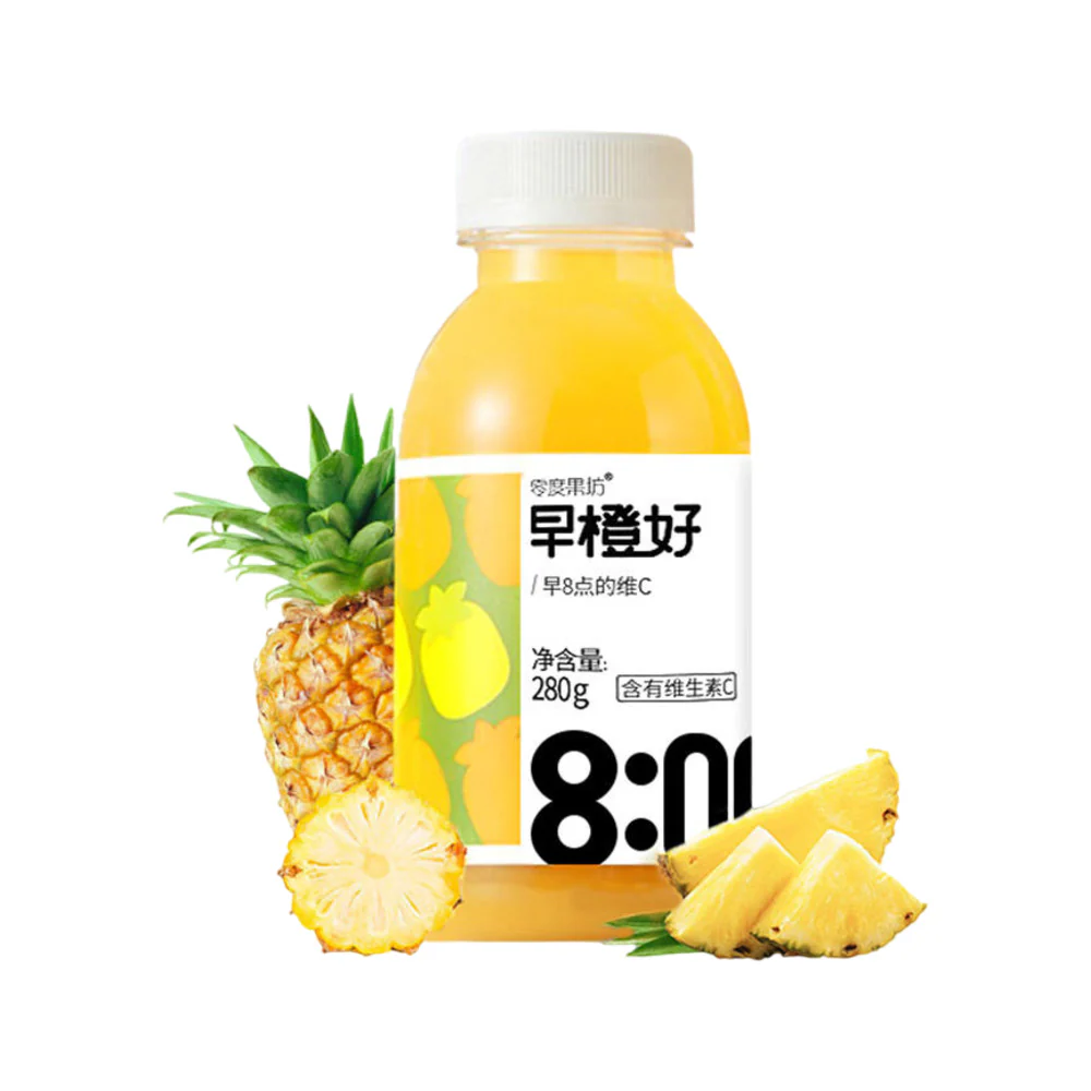 Zero Fruit Workshop Pineapple & Apple Juice (NFC) 280ml x 24 Bottles – Limited Import - Image 2