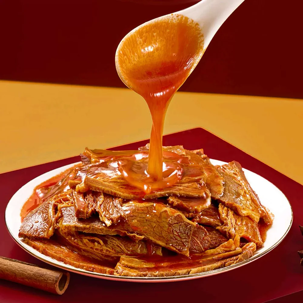 Zhang Fei Spicy Beef Rib Slices – 4 Packs, Total 600g - High-Protein Chinese Jerky Snack - Image 3