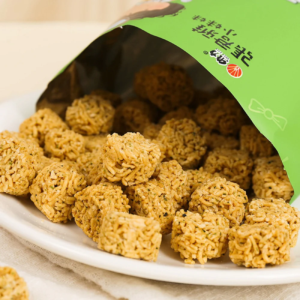Zhang Junya Little Sister Seaweed Flavor Snack Balls - 80g - Image 3