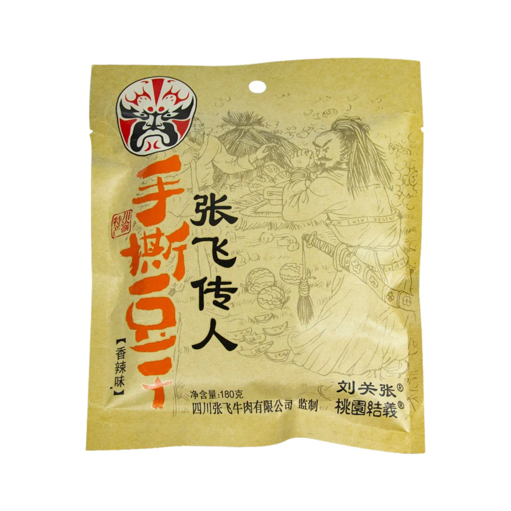 Zhangfei Chuanren Spicy Hand-Torn Tofu 180g - Image 3