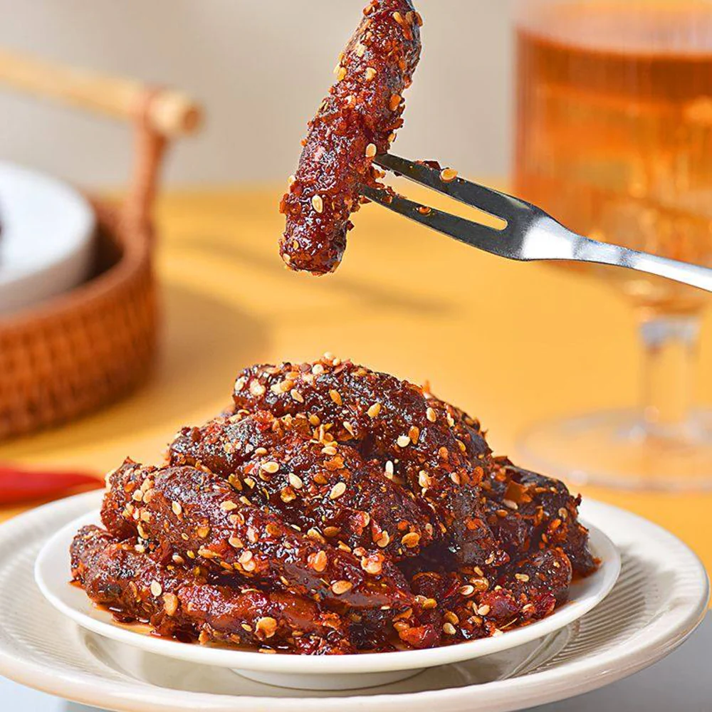 Zhangfei Spicy Mala Beef Jerky 100g - Image 2