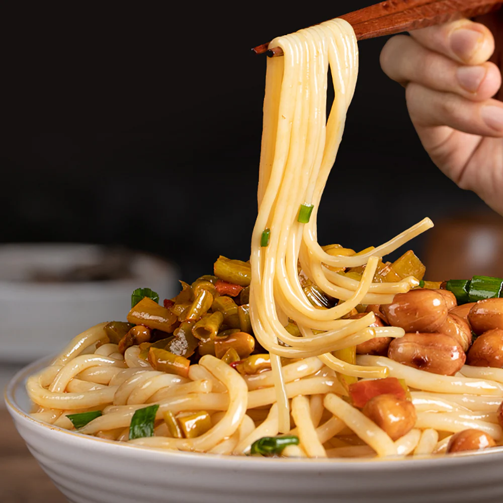 Zhazhahui Scallion Oil Pickled Long Beans Rice Noodles - 181g - Image 3