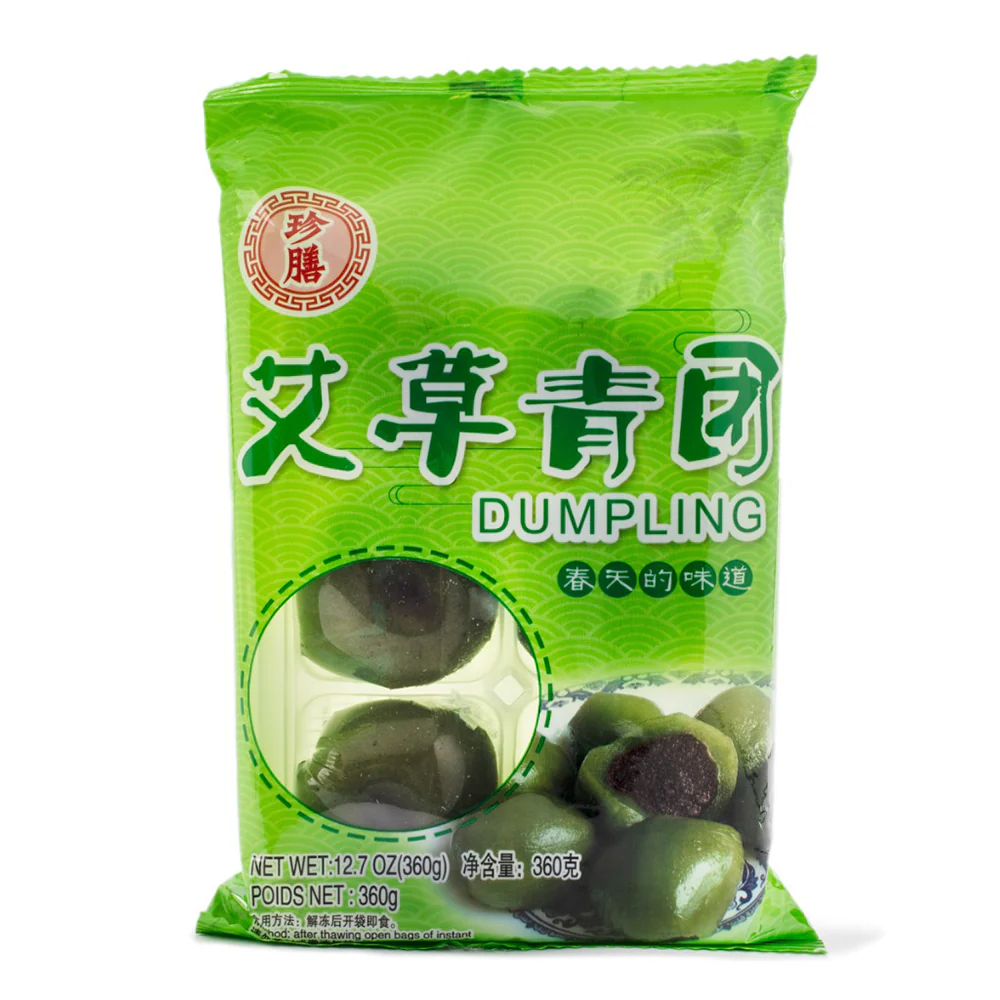 ZhenShan Frozen Mugwort Rice Dumplings - 6 Pieces, 360g
