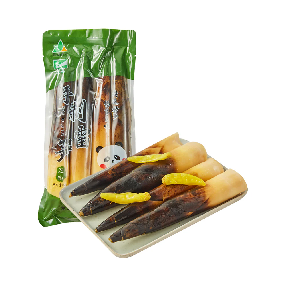 Zhijiang Hand-Peeled Bamboo Shoots with Pickled Peppers - 500g